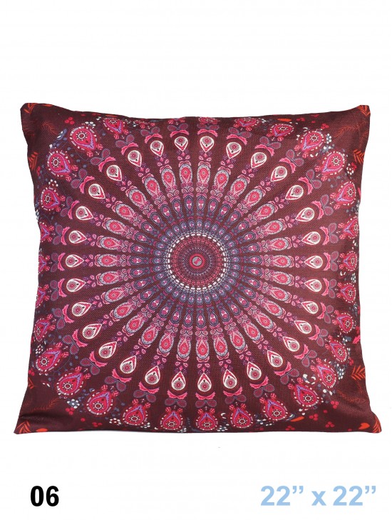 Kaleidoscope Print Cushion W/ Filler